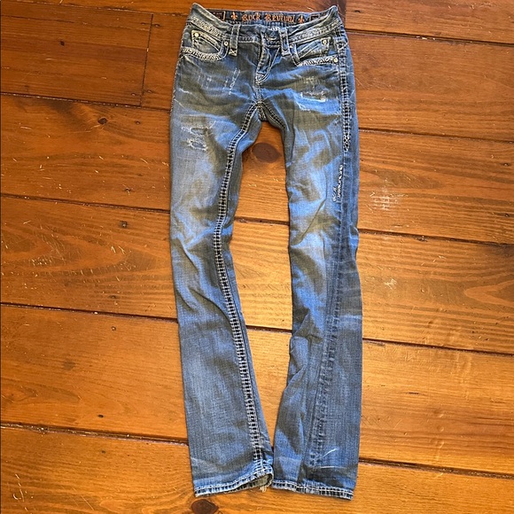 GUC Rock Revival Jeans - Size 26 - Picture 4 of 6